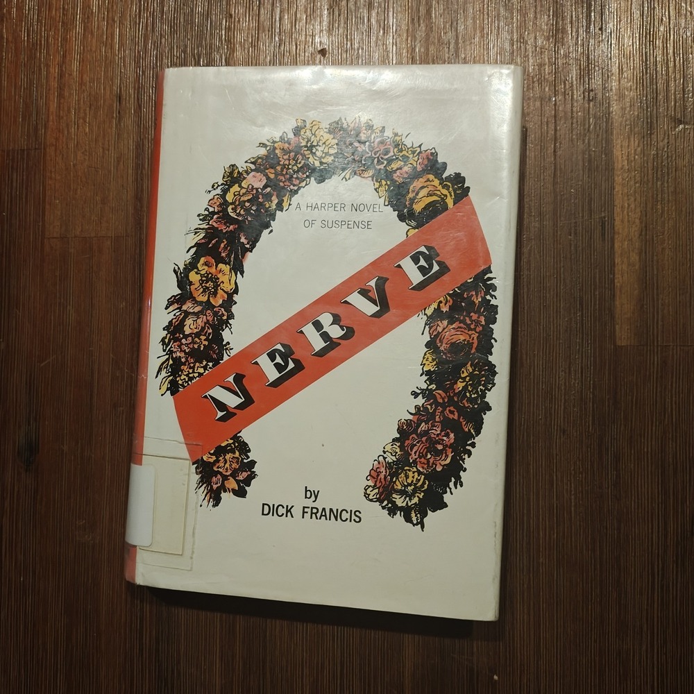 1964 1st Edition Hardback Nerve by Dick Francis with Dust Jacket Suspense